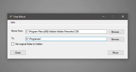 FreeMove Mova programas para outro HD com o FreeMove