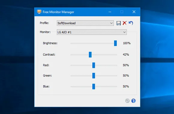 Free Monitor Manager Ajuste o monitor com o Free Monitor Manager