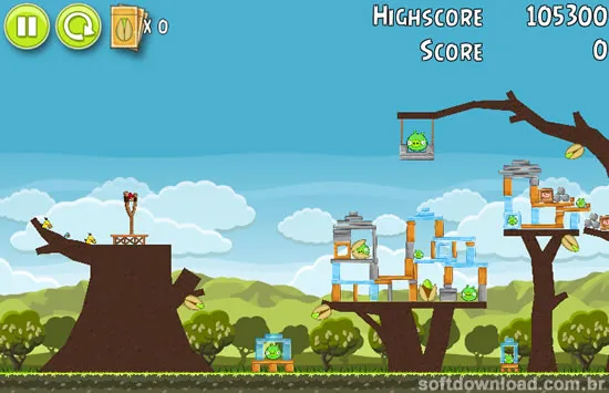 Nova versão gratuita do jogo Angry Birds