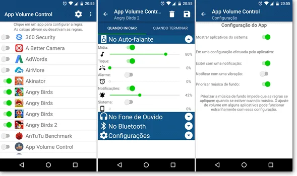 App Volume Control Ajuste o volume dos aplicativos no Android