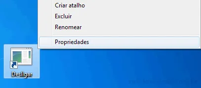 Como criar atalhos na área de trabalho para desligar, reiniciar e hibernar o Windows 7 - img04