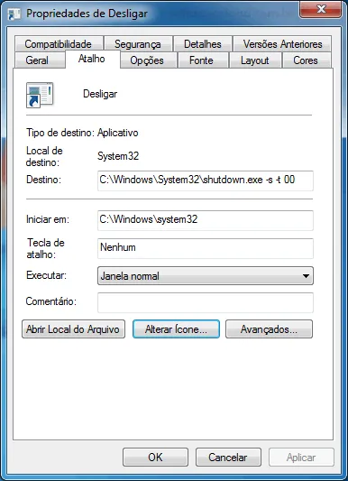 Como criar atalhos na área de trabalho para desligar, reiniciar e hibernar o Windows 7 - img05