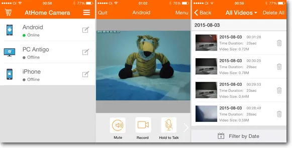 AtHome Crie um sistema de vigilância com o AtHome
