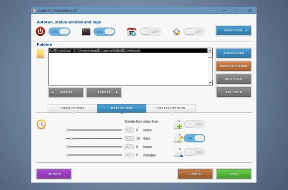 AutoDelete Delete arquivos automaticamente com o AutoDelete