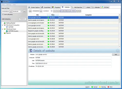 Monitore a atividade dos usuários com o Blackbox Security Monitor