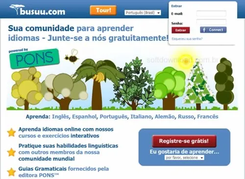 Aprenda inglês e outros idiomas de graça no Busuu.com