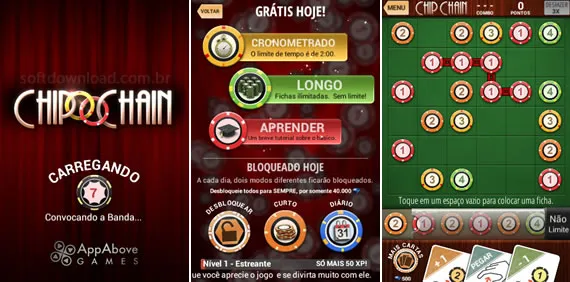 Chip Chain Jogo divertido e viciante para Android e iPhone