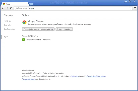 Google Chrome - Imagem 2 Como restaurar as configurações padrões do Chrome - Imagem 2