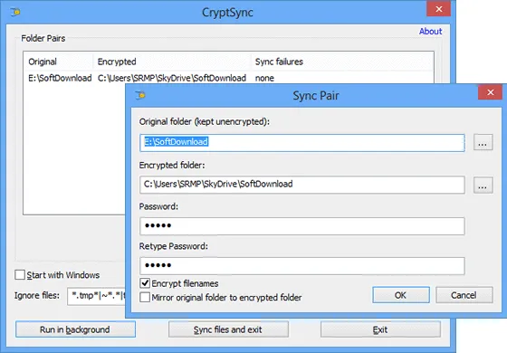 CryptSync Criptografe os arquivos enviados para a nuvem