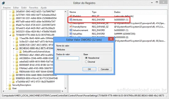 Imagem 5 Como alterar o tempo de bloqueio do Windows 8