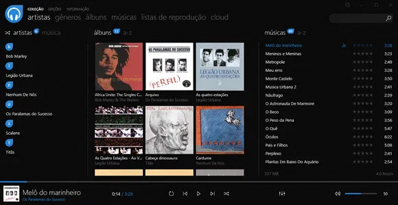 Dopamine Escute música no PC com o Dopamine