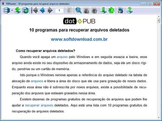 Converta páginas da web em eBooks com o dotEPUB