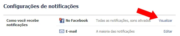 Configuração do Facebook - Imagem 3 Como desabilitar o som de notificação do Facebook - Imagem 3