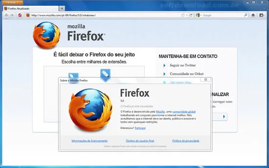 Download do Firefox 5 (Versão final)