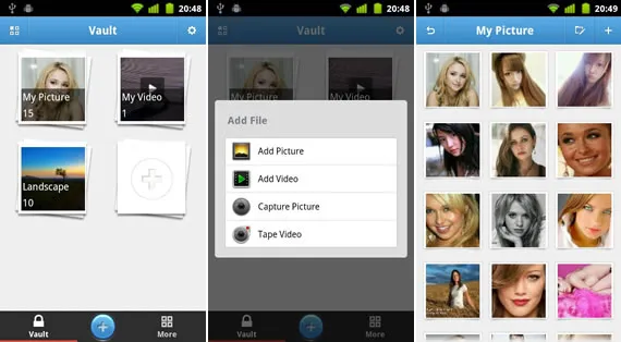Gallery Vault Proteja vídeos e fotos íntimas no Android com o Gallery Vault