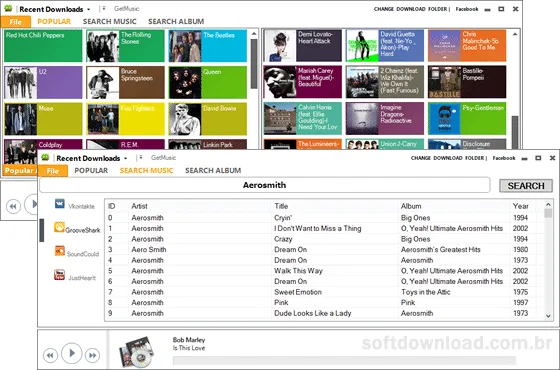GetMP3 Programa para baixar músicas - GetMP3