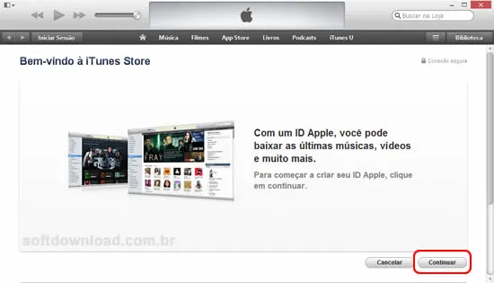 Imagem 3 - Criar conta na iTunes Store Como criar uma conta na iTunes Store sem cartão de crédito - Imagem 3