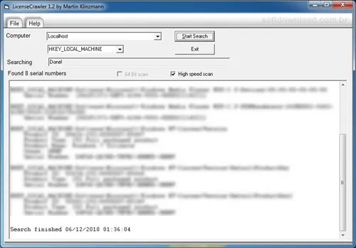 Descubra a chave de ativação do Windows e do Office com o License Crawler