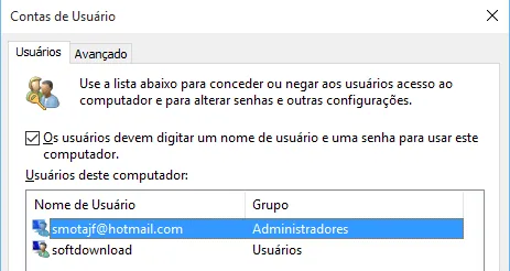 Imagem 2 - Login automático no Windows 10 Como configurar o login automático no Windows 10 - Imagem 2
