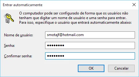 Imagem 4 - Login automático no Windows 10 Como configurar o login automático no Windows 10 - Imagem 4