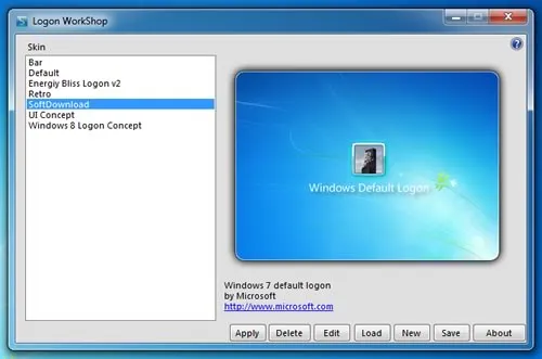 Personalize a tela de logon do Windows 7 com o Logon Workshop