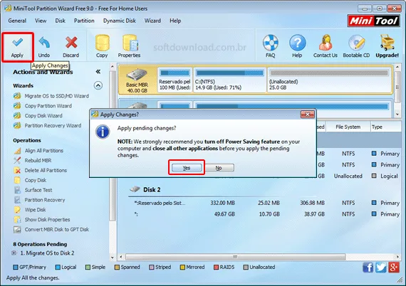 Imagem 5 - Minitool Partition Wizard Como substituir o HD sem reinstalar o Windows - Imagem 5