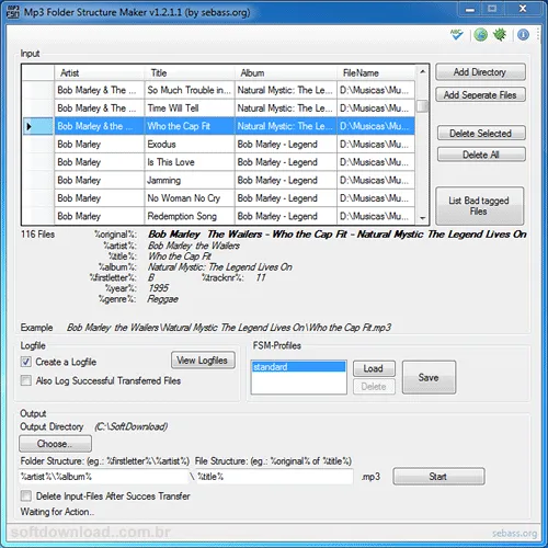 Organize suas músicas com o MP3 Folder Structure Maker