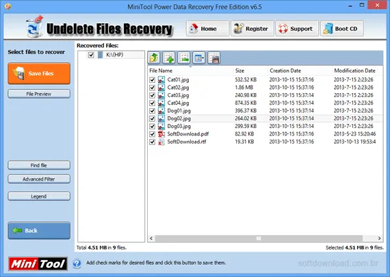 Power Data Recovery Free - Imagem 4 Recupere arquivos deletados com o Power Data Recovery Free - Imagem 4