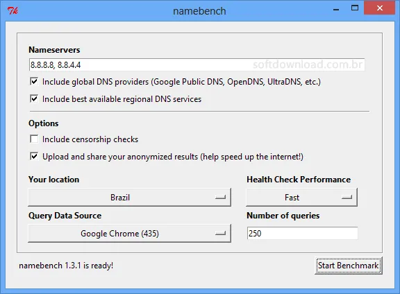 Namebench - Imagem 1 Otimize sua conexão de internet com o Namebench - Imagem 1