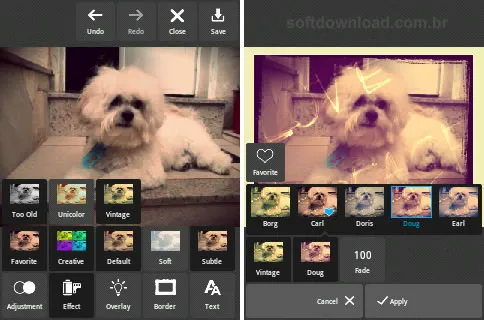 Pixlr Express Editor de fotos para Android e iOS