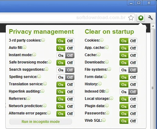 Privacy Manager LImpe e proteja sua privacidade no Chrome