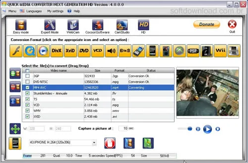 Converta áudio e vídeo para qualquer formato com o Quick Media Converter