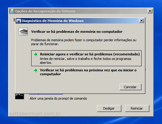 Diagnóstico de Memória do Windows Como fazer a reparação do Windows 7 - Imagem 10