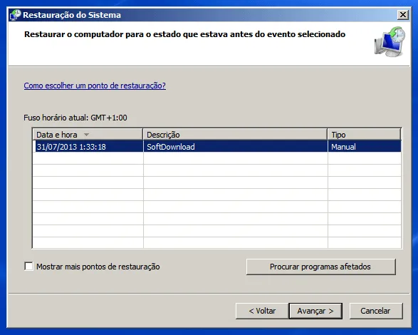 Restauração do sistema Como fazer a reparação do Windows 7 - Imagem 8