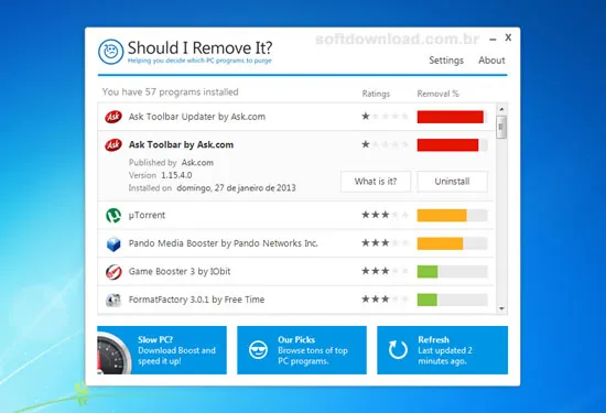 Should I Remove It Descubra quais programas você pode desinstalar
