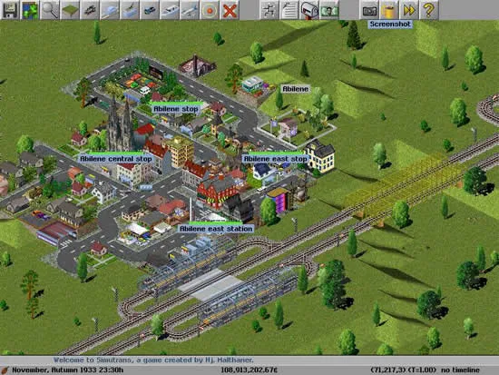 Simutrans - Jogo de simulação de transportes