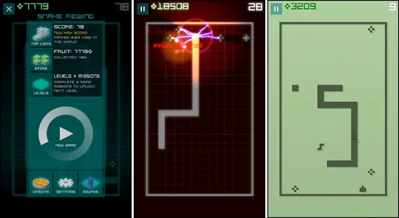 Snake Rewind Reviva o clássico jogo Snake em seu smartphone