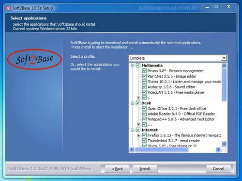 Soft2Base - Download e instalação automática de programas