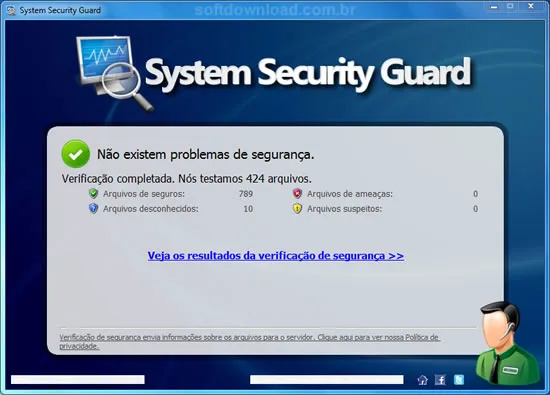 System Security Guard Examine os processos em execução no Windows