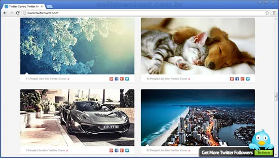 TwitrCovers TwitrCovers - 3 sites para baixar capas para o Twitter