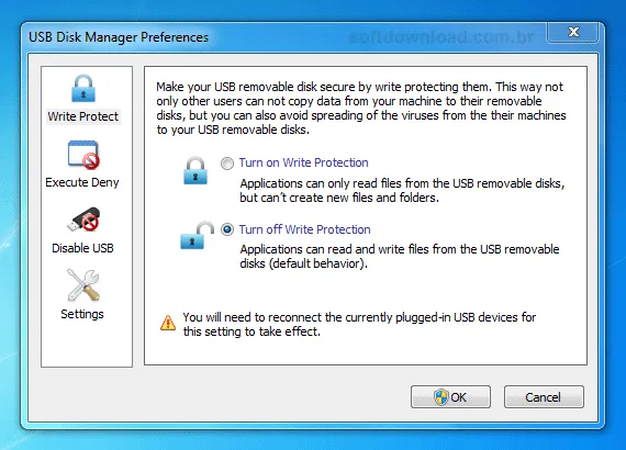 Proteja seu computador e pendrives com o USB Disk Manager Proteja seu computador e pendrives com o USB Disk Manager