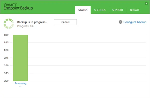 Veam Endpoint Backup Free Faça o backup do PC o Veam Endpoint Backup Free