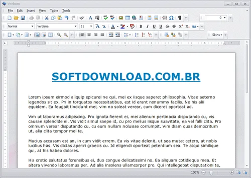 Verbum - Processador de texto para Windows