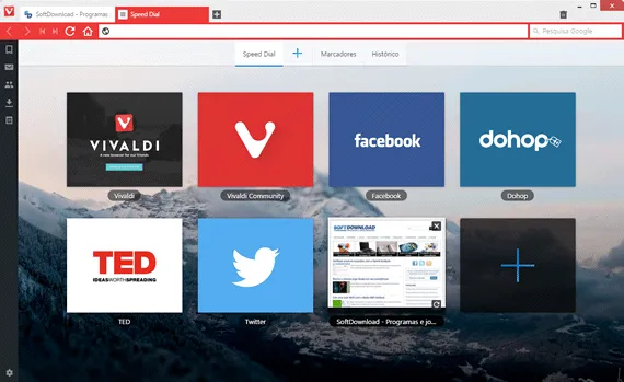 Vivaldi Navegue na internet com o Vivaldi