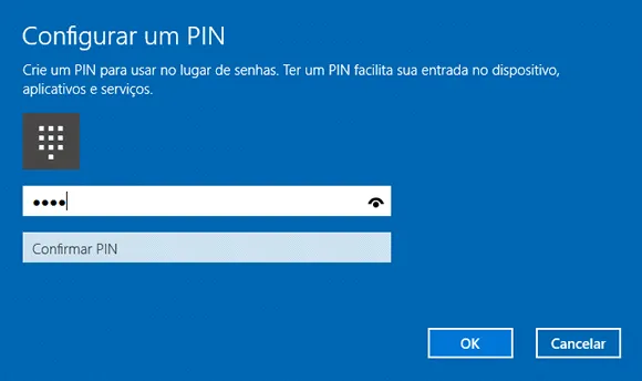 Código PIN - Imagem 4 Como fazer login no Windows 10 usando um PIN - Imagem 4