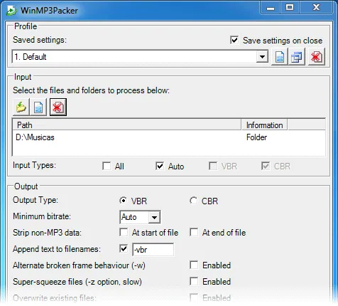WinMP3Packer - Reduza o tamanho de arquivos MP3 sem perder qualidade