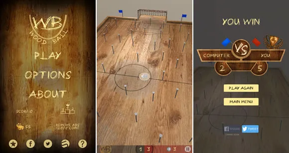 WoodBall Jogo de prego para Android