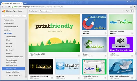 10 extensões úteis para o Google Chrome