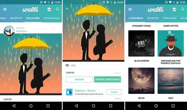 Personalize seu smartphone Android com o Walli