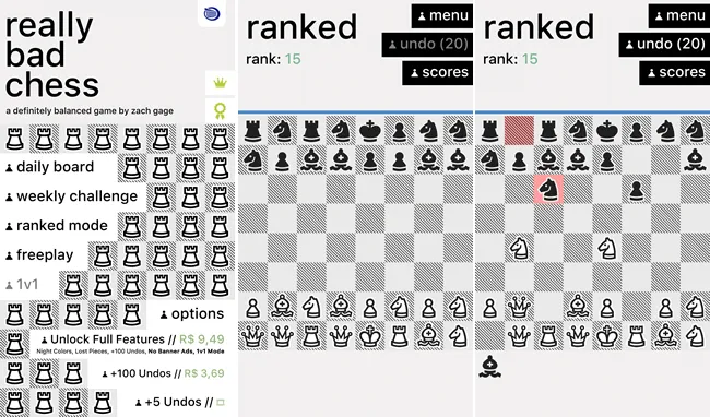 Really Bad Chess - Um jogo de xadrez diferente